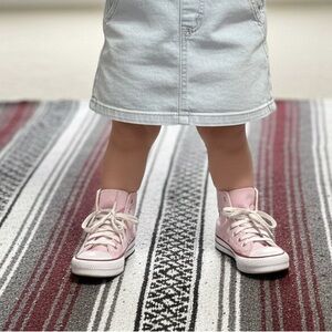 Converse Kids Pink High-Top Sneakers